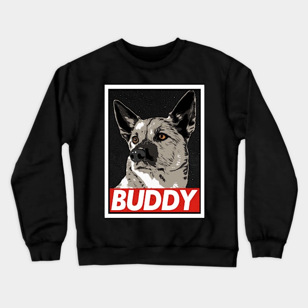 Norwegian ElkHound Hope Crewneck Sweatshirt by SmithyJ88